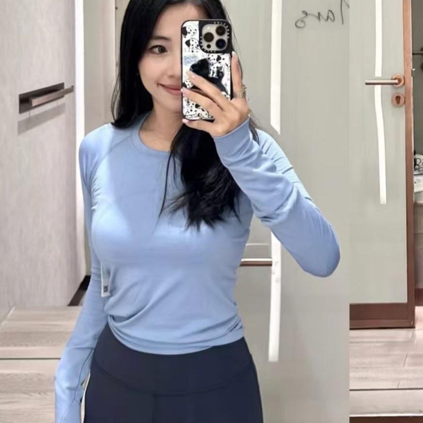 瑜伽服长袖速干软糯高弹