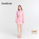 bebe春夏系列女士经典 提花A字型短款 牛仔半身裙120213