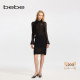 bebe冬季 系列女士气质时尚 设计感星点烫钻工艺包臀半身裙420101