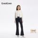 爆款 补单 bebe秋季 系列女士气质链条缀饰微喇长裤 311021