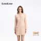 bebe秋季 系列女士手工麻花缀饰迷你针织连衣裙330910
