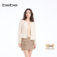 bebe2026春季 新款 女士千金风优雅荷叶边夹克外套140312