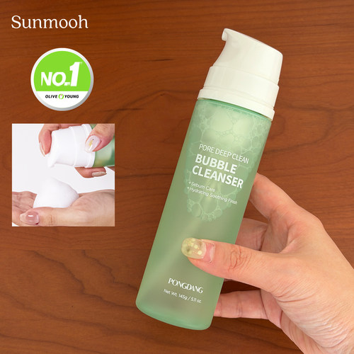 【Sunmooh】Oy一位江南药局PONGDANG泡泡洁面清洁毛孔泡沫洗面奶