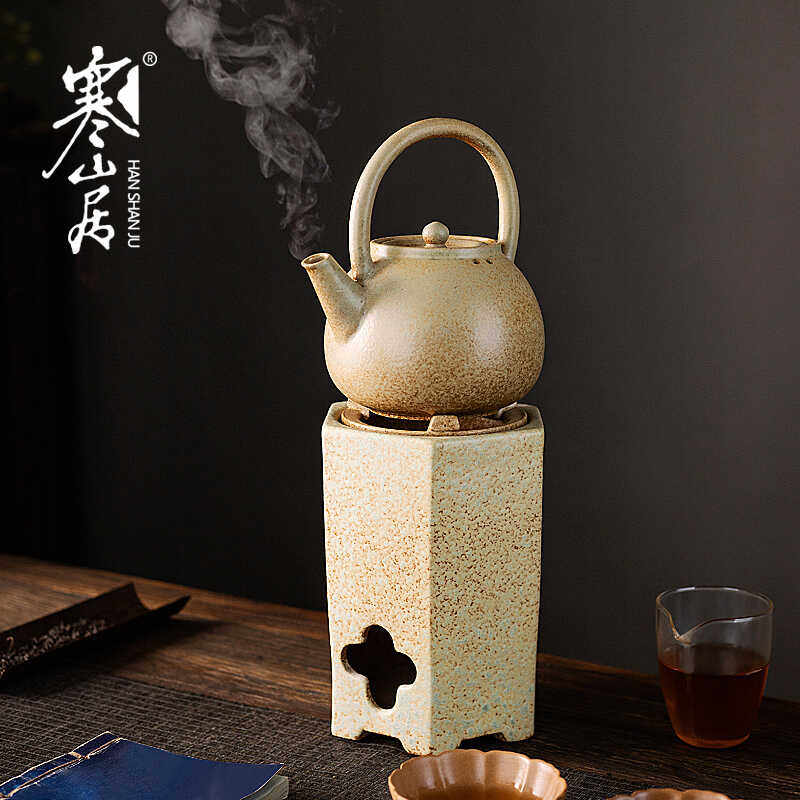 寒山居手作黄陶炭炉功夫茶炉砂铫风炉煮茶家用小火炉木碳炉烧水炉,餐饮具,煮茶炉,淘宝优惠券,粉丝福利购,淘宝优惠卷