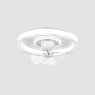 丰韵智能卧室吸顶风扇灯超薄静音摇头吊扇灯客厅餐厅简约吊灯隐形