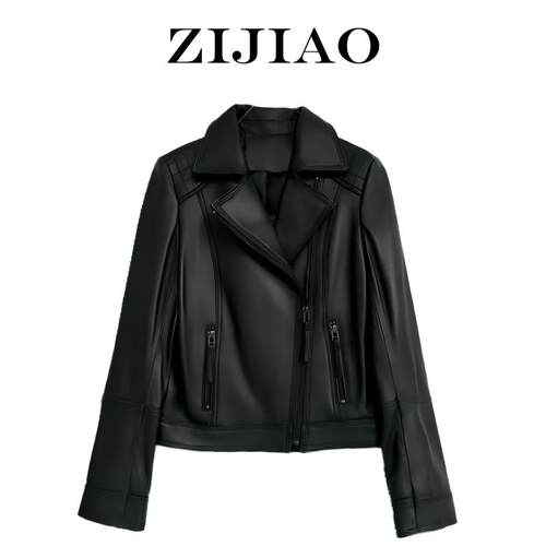 【何仙儿专属】1紫娇服饰真皮绵羊皮皮衣    SYPC-23318