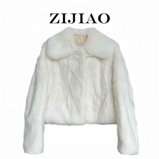 美鹿莎 YLYY 兔毛外套 2519 时尚