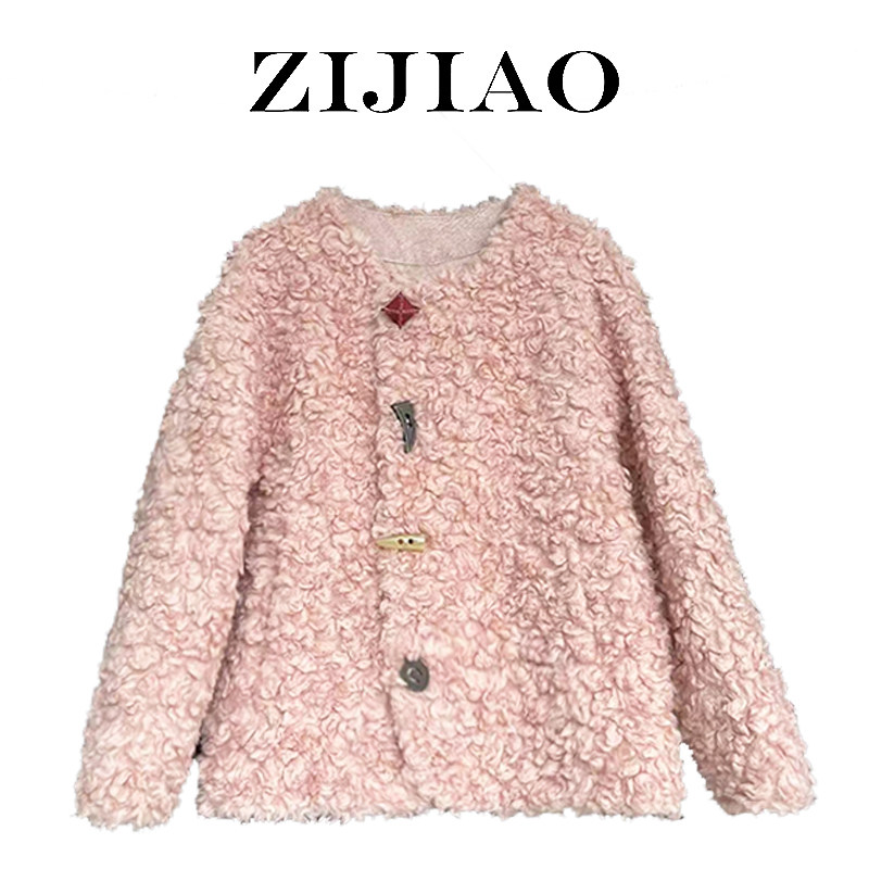 【来了就好】1原创设计时尚百搭颗粒外套  SY-25002