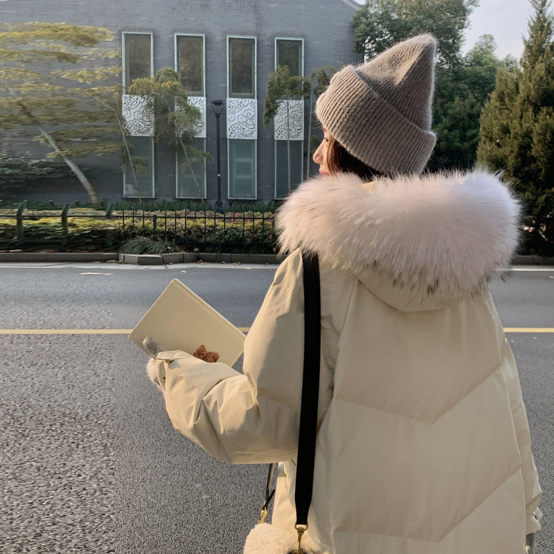 2C221-F227-P385-K578【已出货】大毛领羽绒服90绒,女装羽绒服,2C221