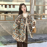 2C221-F208-P265-K398费尔岛90绒内胆毛呢外套，女装短外套，2C221