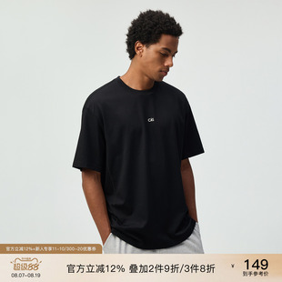 CHINISM「超柔棉凉感抑菌」CAS印花T恤男夏季宽松休闲短袖上衣