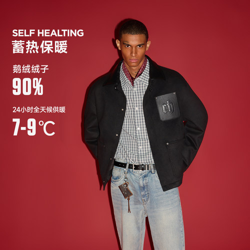 CHINISM赤尘羊毛呢绒鹅绒羽绒服