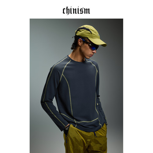 CHINISM丨撞色凉感运动长袖