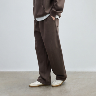 新款 男生直筒休闲裤 男士 CHINISM 子宽松男裤 男冬季 裤 空气层卫裤