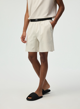 CHINISM「棉混纺双面布高弹」CAS运动短裤男夏季跑步休闲五分裤子