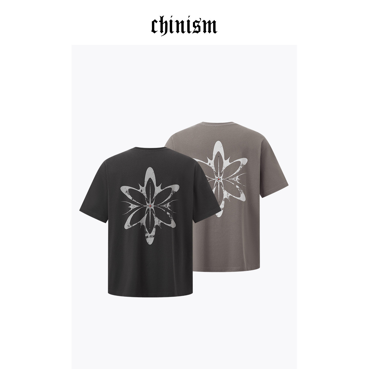 CHINISM丨斑驳解构印花宽松t恤男夏季新款美式纯棉男士短袖,男装,T恤,淘宝优惠券,粉丝福利购,淘宝优惠卷