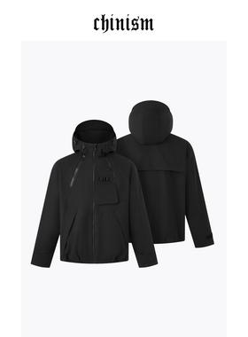 CHINISM丨纯色美式机能夹克男秋冬新款加厚防风外套/CXHB34B5090