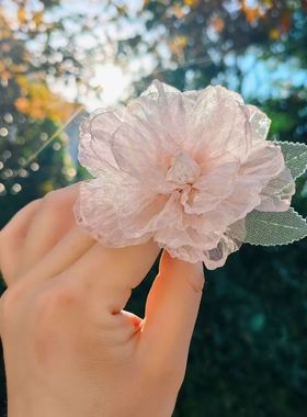 韩国气质花朵戒指舞台表演儿童