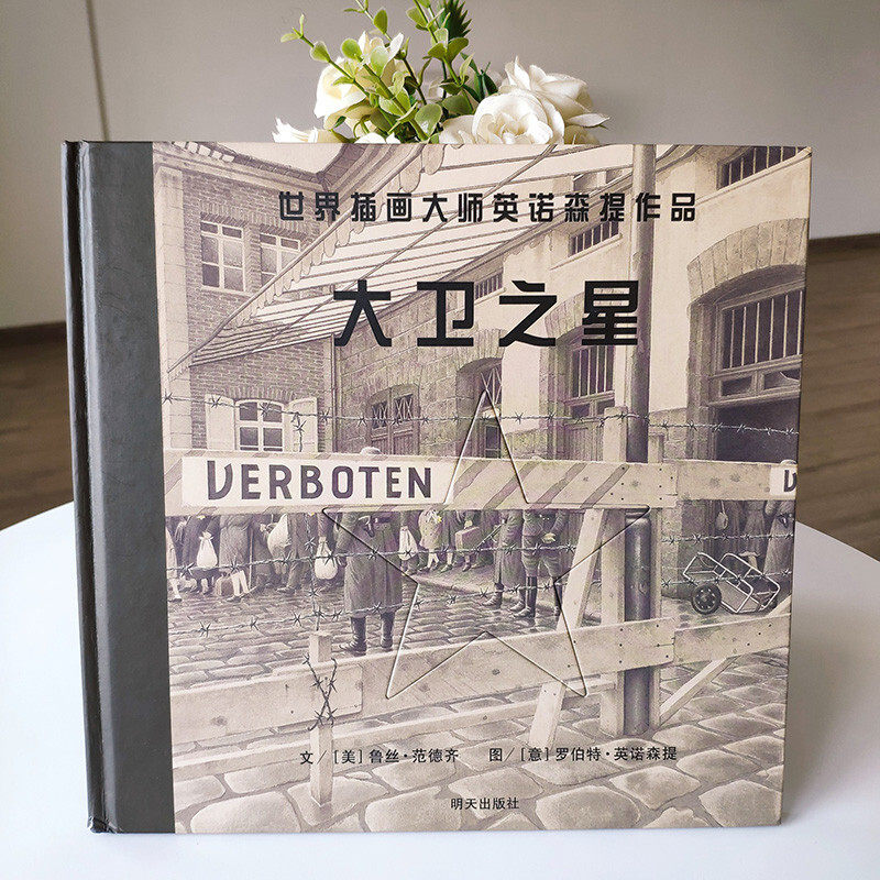 正版 大卫之星/世界插画大师英诺森提作品 精装绘本 明天出版社 在
