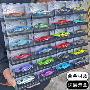 男孩合金耐摔精致小汽车模型儿童仿真超跑迷你赛车玩具车摆件礼物
