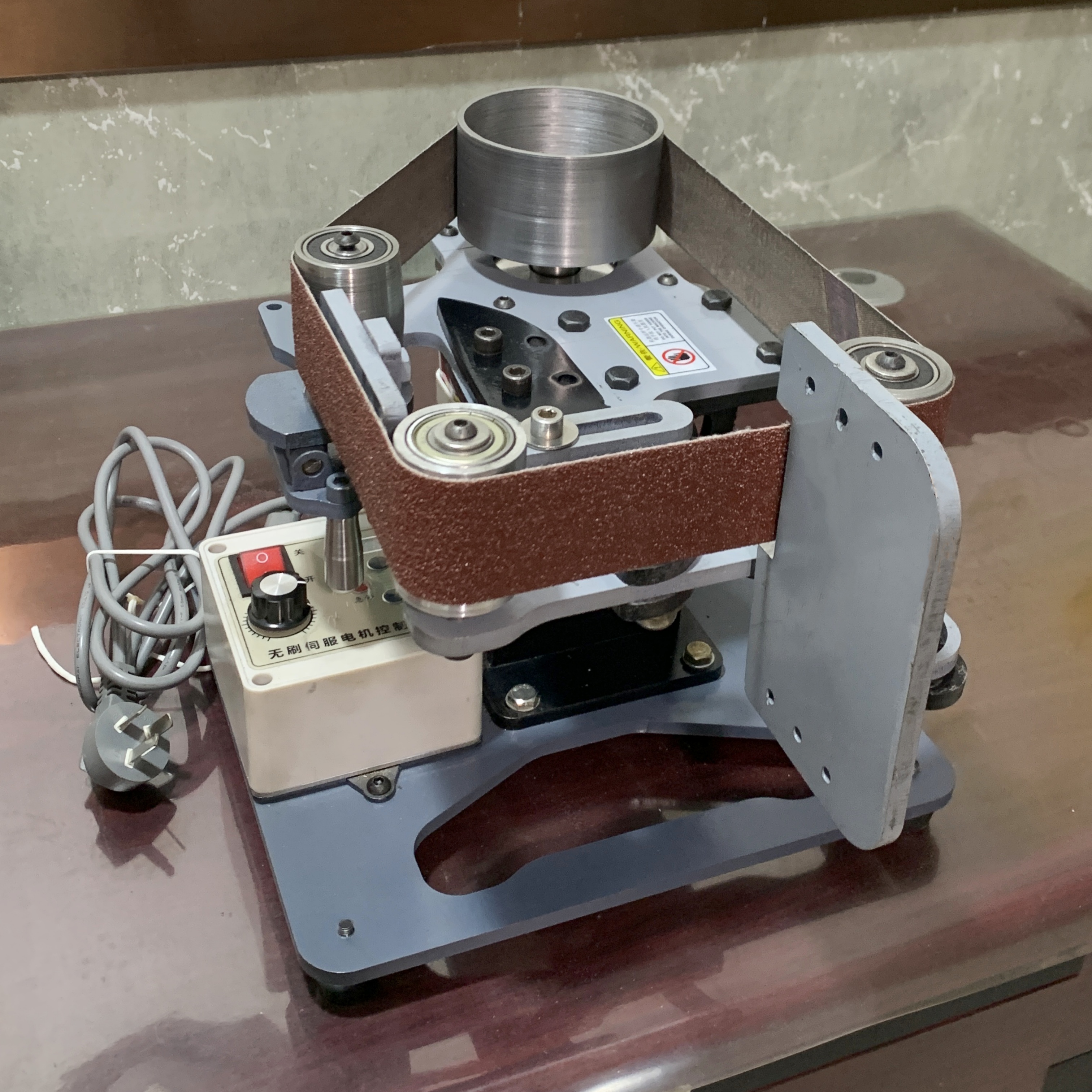 砂带机小型立卧家用无刷沙砂带机抛光打磨定角开V全系列