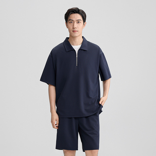 DESSO夏季 薄款 POLO衫 休闲运动套装