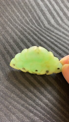 翡翠三丝吊坠