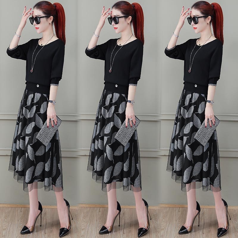 爱依服旗舰店气质连衣裙碎花2020年新款女装春装裙子春秋洋气轻熟