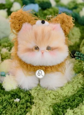 十二星座小猫原创设计成品扭扭棒猫咪手工萌宠女生diy玩具摆件