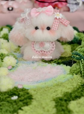 原创设计小白兔成品扭扭棒猫咪手工萌宠兔兔女生diy玩具桌宠摆件