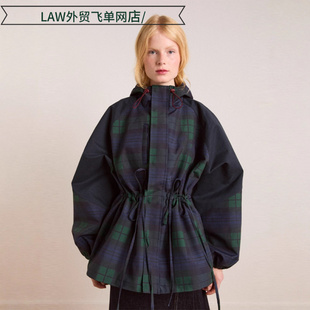 Coat立领抽绳收腰短款 Sexy Cotton Thermal 夹克休闲风宽 Casual