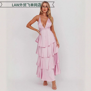 sleeveless fit lace dress纯欲风网红爆款 蛋糕 Sexy 夏法式 slim