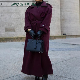 Cotton Thermal Coat毛呢双排扣风衣外套休闲风通勤 Casual Sexy