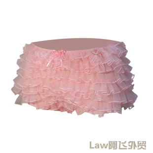 Short top sexy sleeveless slim fit suspender花边热裤短裤现货