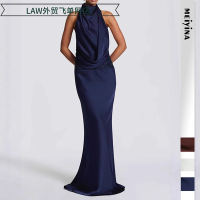 SexysatindeepV-neckpartydress