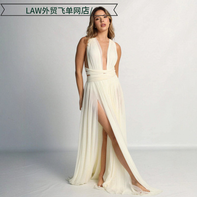 SexysatindeepV-neckpartydress