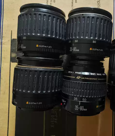 Scraps of Dslr Camera Lenses, Used Canon Broken Lenses 35-80mm, 35-70mm, 28-80mm for Exchange/Offset