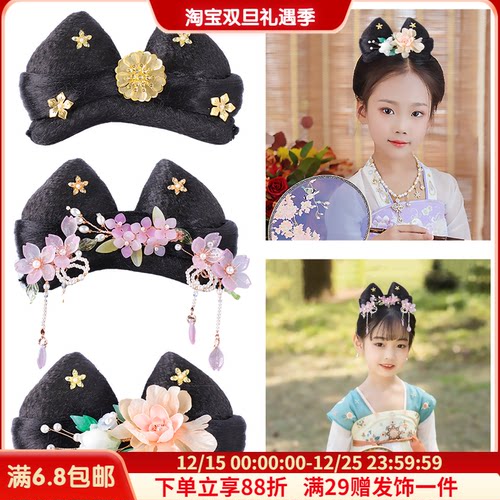 女童假发古装演出高温丝