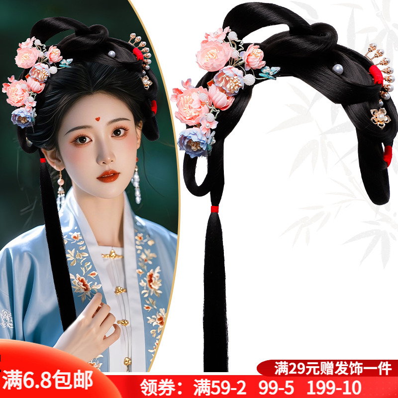 古风假发饰品组合套装