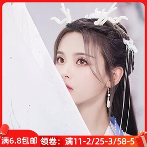 汉服头饰全套发簪流苏步摇发钗u钗古风发饰品复古装配饰凤冠发冠