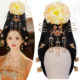复古宫廷风一体式 假发包全包头套短发可用绢花流苏发饰组合百搭女
