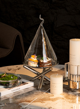 简约现代水果蛋糕盘套装摆放静物