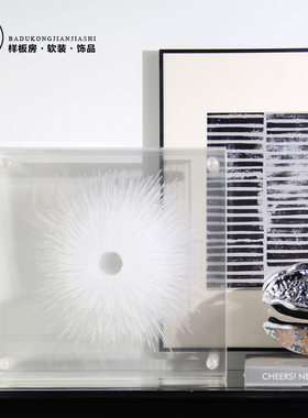 原创抽象3D立体装饰品售楼部样板房办公室高级感创意轻奢雕塑摆件