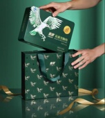 中老年送礼 铁盒装 60袋 鹰牌花旗参颗粒48包西洋参冲剂礼盒装