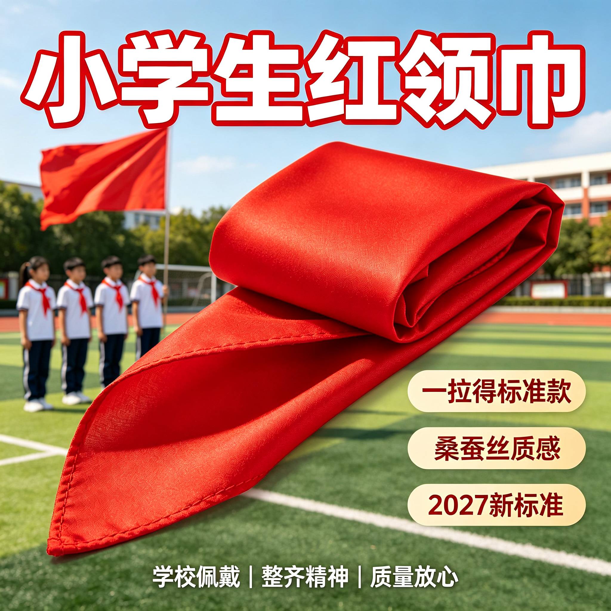 小学生红领巾标准款言语图片