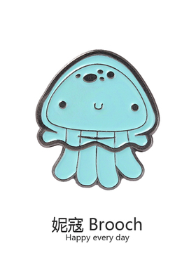海洋生物胸针金属欧美男女