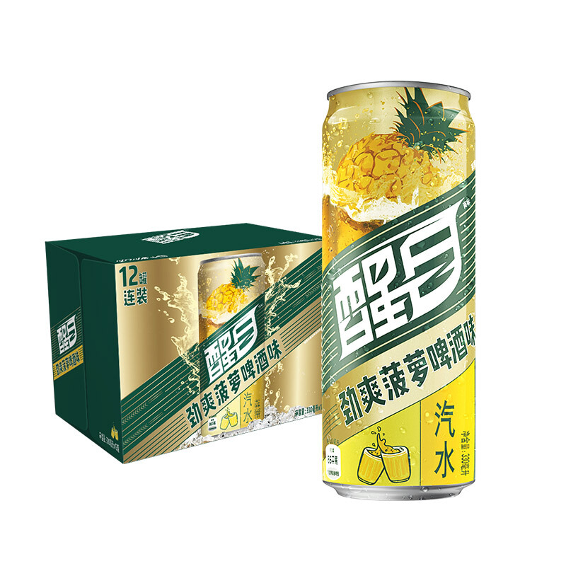 醒目Smart 菠萝啤 酒味汽水 330ml*12听 整箱装 可口可乐公司出品在类目 咖啡/麦片/冲饮, 饮料, 碳酸饮料中 - 来自Buy2taobao.com提供专业的淘宝代购服务