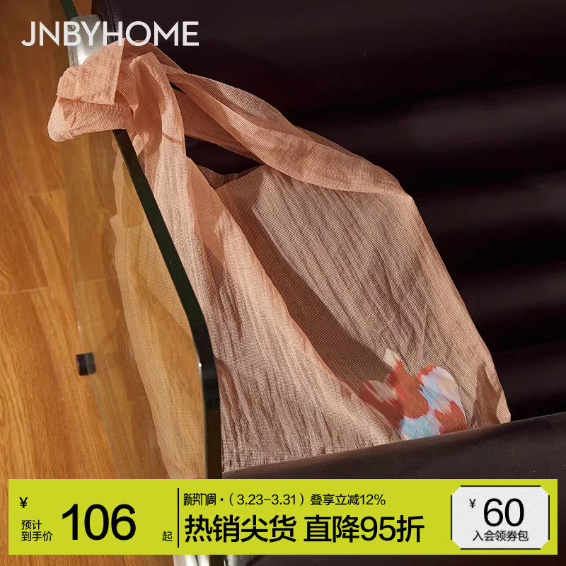 JNBYHOME江南布衣轻薄单肩包购物袋大容量便携收纳蔬果印花手