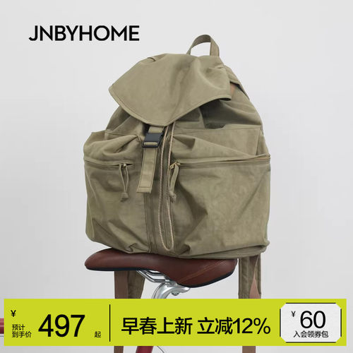 江南布衣休闲小众双肩包