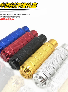 小牛GT6/B2/CO/F0/U2电动车铝合金中轴堵头通用脚踏板脚蹬子配件